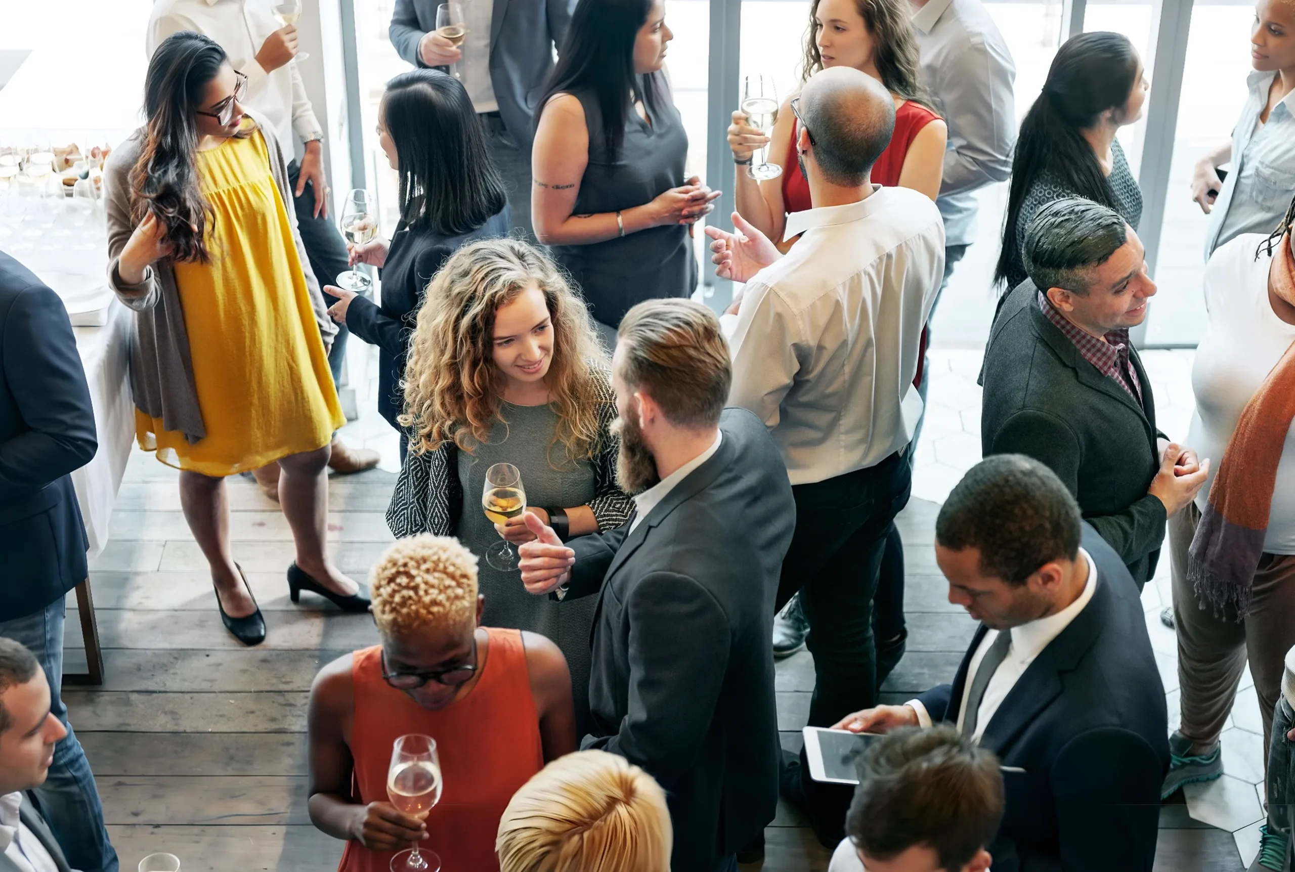 Besucher Vernissage