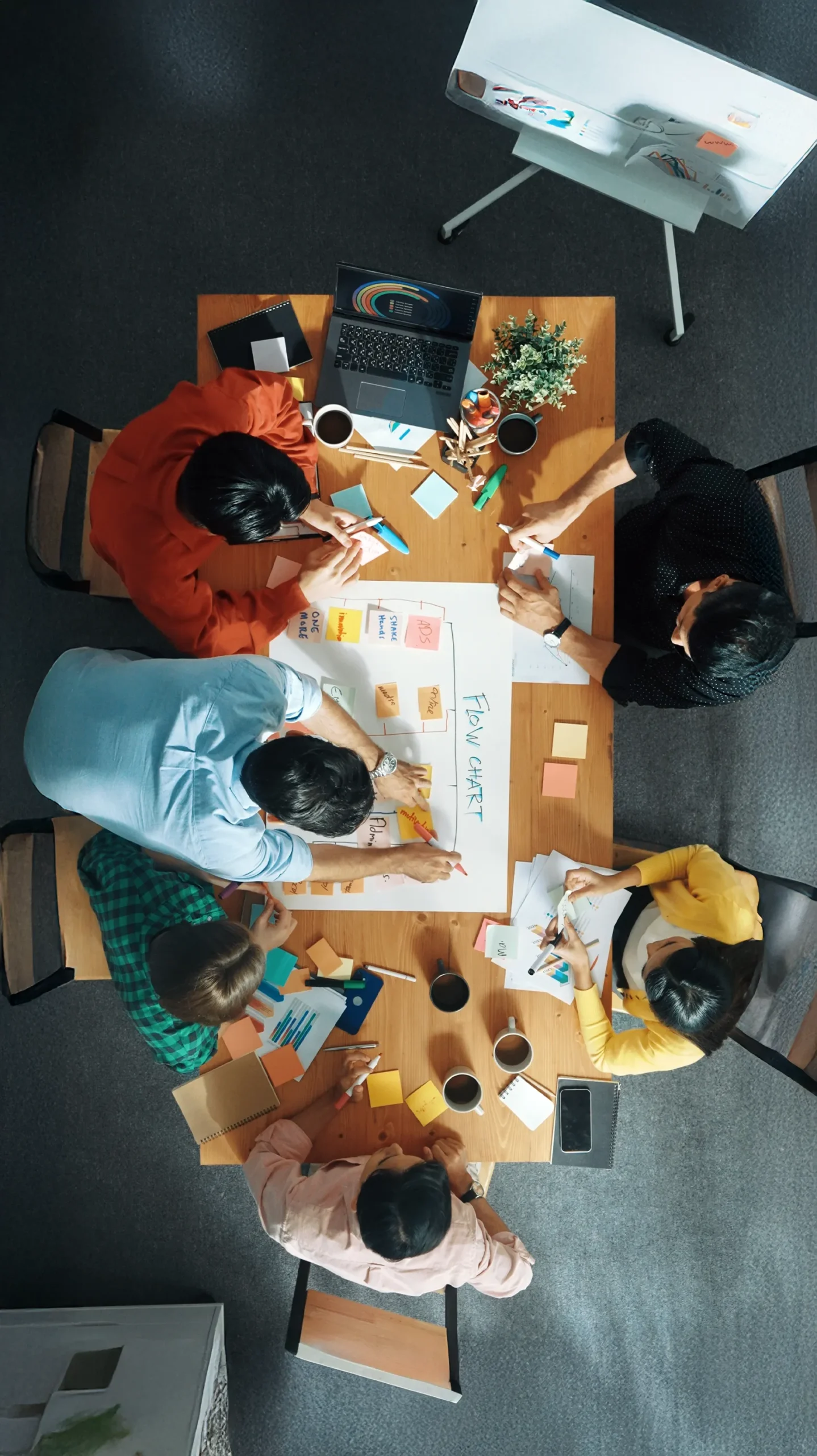 Mieter in Büro für Startup